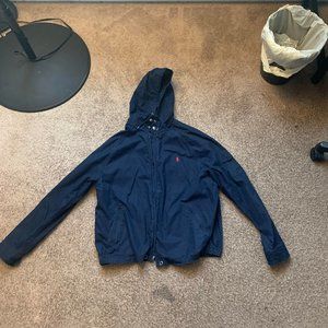 polo cotton blend windbreaker